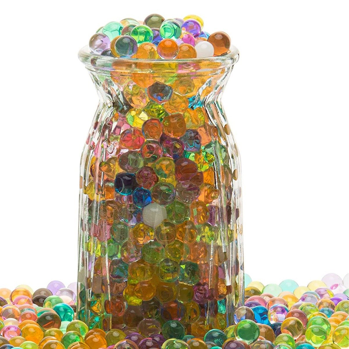25g bagged 7-8mm large water bombs after soaking, water-retaining marbles, absorbent marbles, water absorbent marbles, ocean baby crystal balls - 图片 2