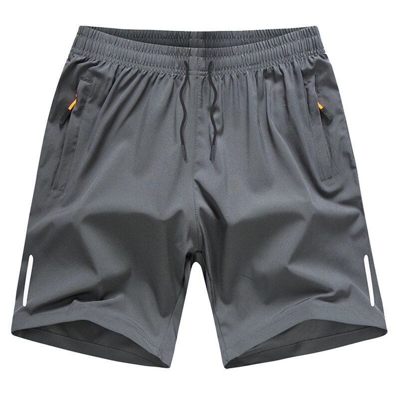 Men's shorts, summer ice silk sports quick-dry pants, loose 5/10 large shorts, outerwear, beach casual shorts wholesale - 图片 2