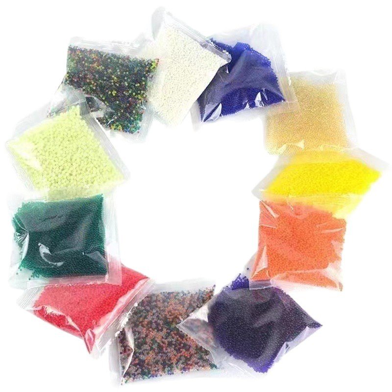 25g bagged 7-8mm large water bombs after soaking, water-retaining marbles, absorbent marbles, water absorbent marbles, ocean baby crystal balls - 图片 5