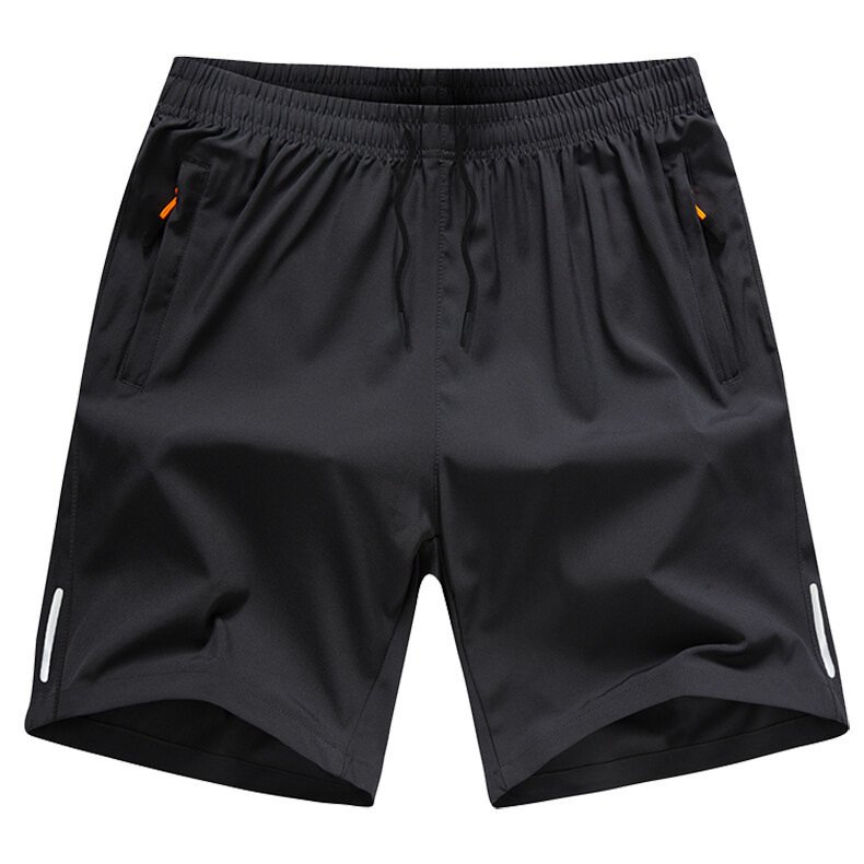 Men's shorts, summer ice silk sports quick-dry pants, loose 5/10 large shorts, outerwear, beach casual shorts wholesale - 图片 4