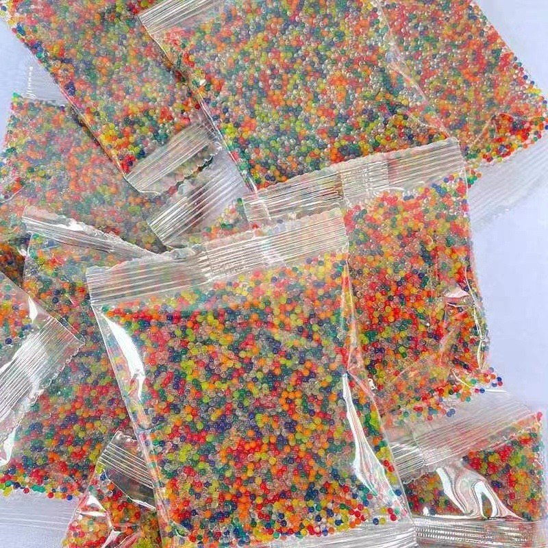 25g bagged 7-8mm large water bombs after soaking, water-retaining marbles, absorbent marbles, water absorbent marbles, ocean baby crystal balls - 图片 4